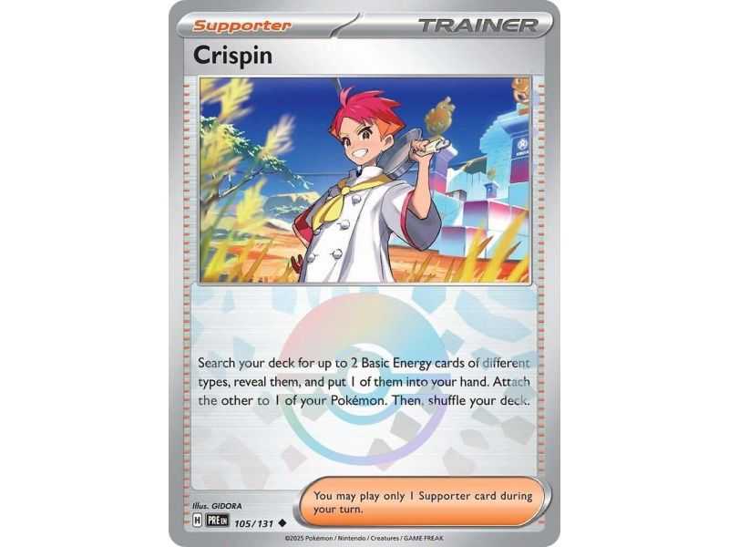 Crispin (Poke Ball Pattern) – SV8.5 Prismatic Evolutions | Carta POKEMON en México