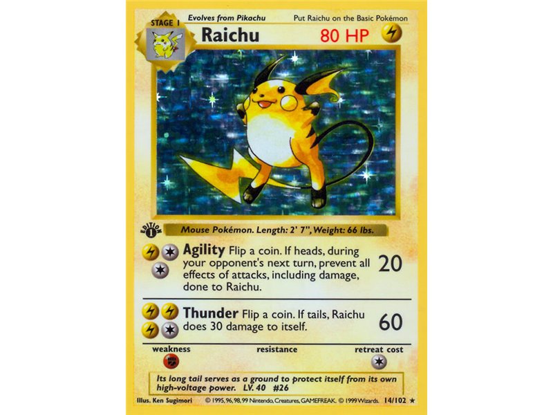 Raichu (Rare Holofoil)