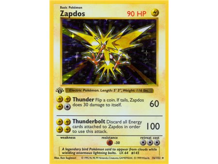 Zapdos (Rare Holofoil)