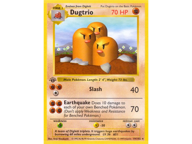 Dugtrio (Rare)