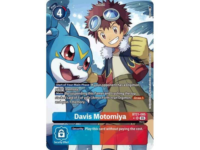 Davis Motomiya (Alternate Art) – BT21 World Convergence | Carta DIGIMON en México
