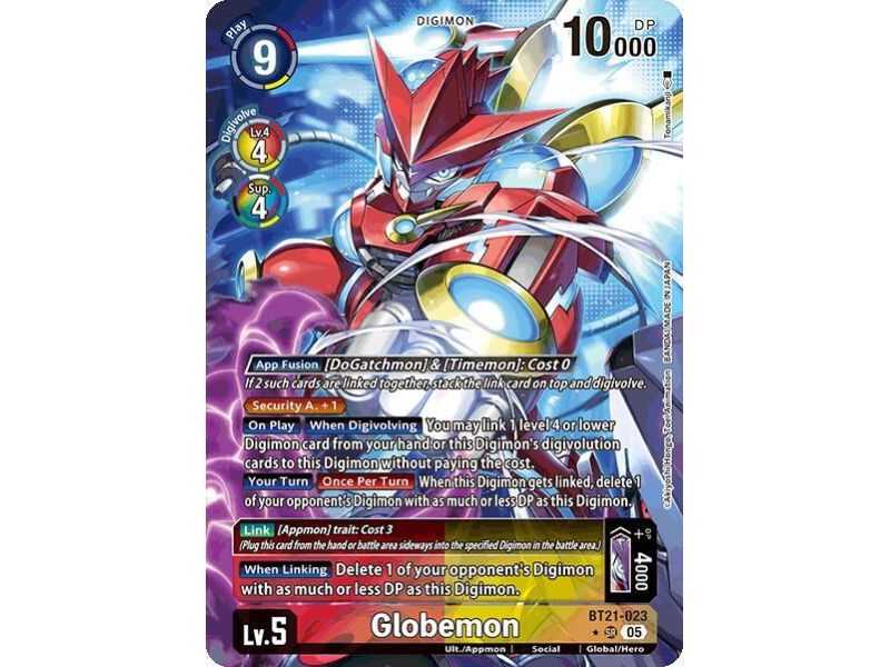 Globemon (Alternate Art) – BT21 World Convergence | Carta DIGIMON en México