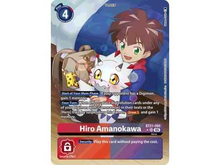 Hiro Amanokawa (Alternate Art) – BT21 World Convergence | Carta DIGIMON en México