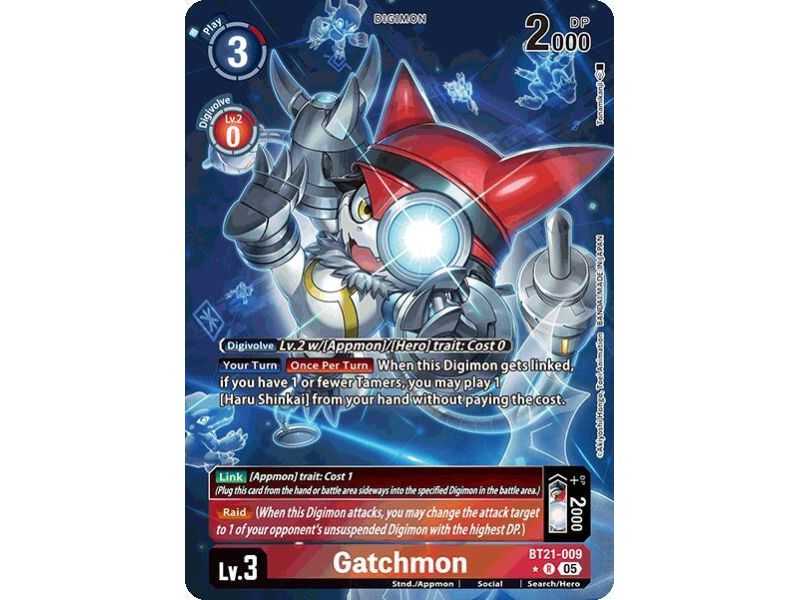Gatchmon (Alternate Art) – BT21 World Convergence | Carta DIGIMON en México