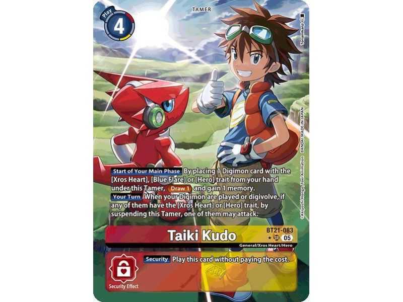 Taiki Kudo (Alternate Art) – BT21 World Convergence | Carta DIGIMON en México