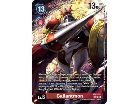Gallantmon (Limited Card Pack) – BT21 World Convergence | Carta DIGIMON en México