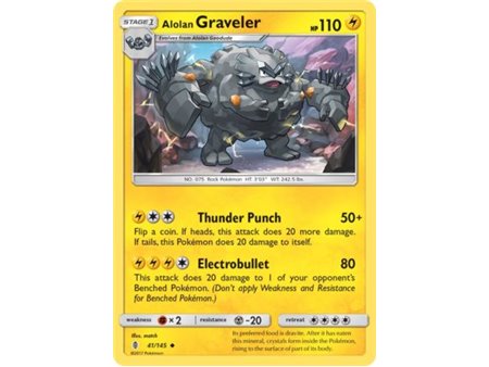 Alolan Graveler (Uncommon )