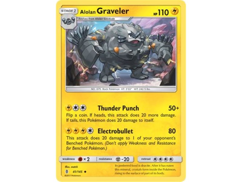 Alolan Graveler (Uncommon )
