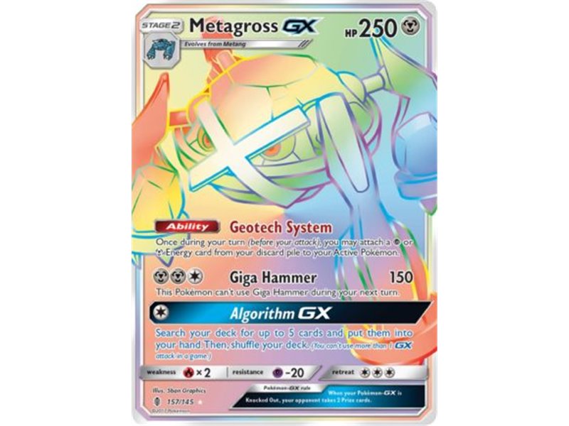 Metagross GX (Secret Rainbow Rare)