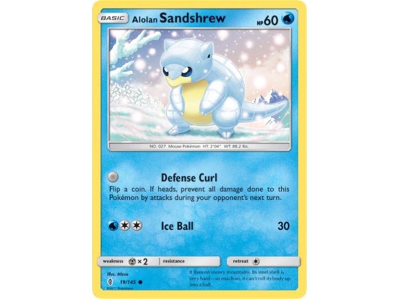 Alolan Sandshrew (Common/Reverse Holofoil)