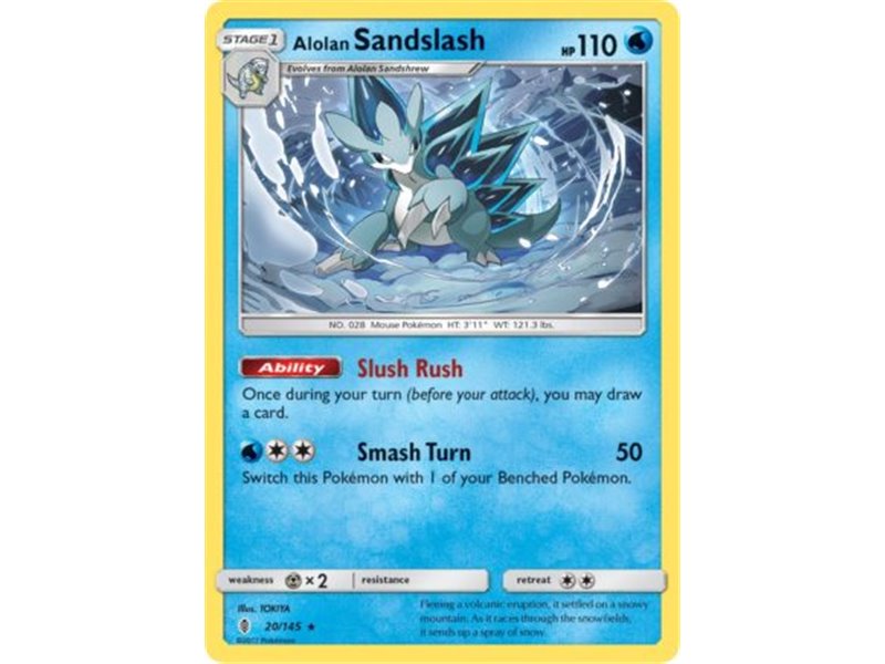 Alolan Sandslash (Rare/Reverse Holofoil)