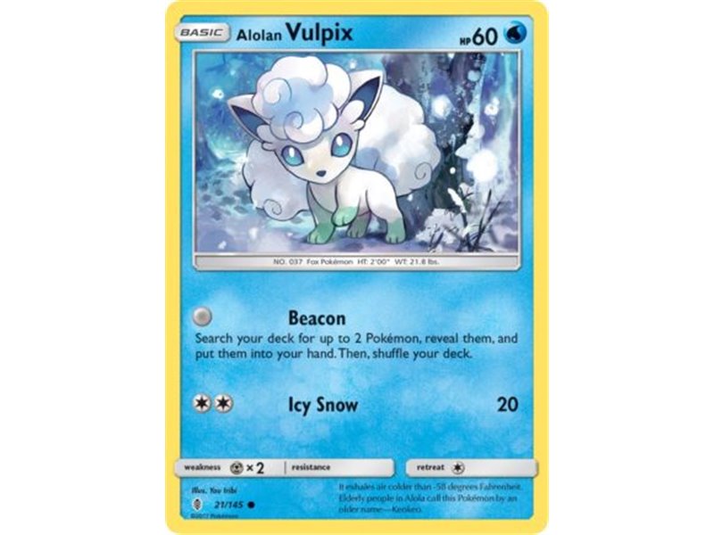 Alolan Vulpix (Common/Reverse Holofoil)