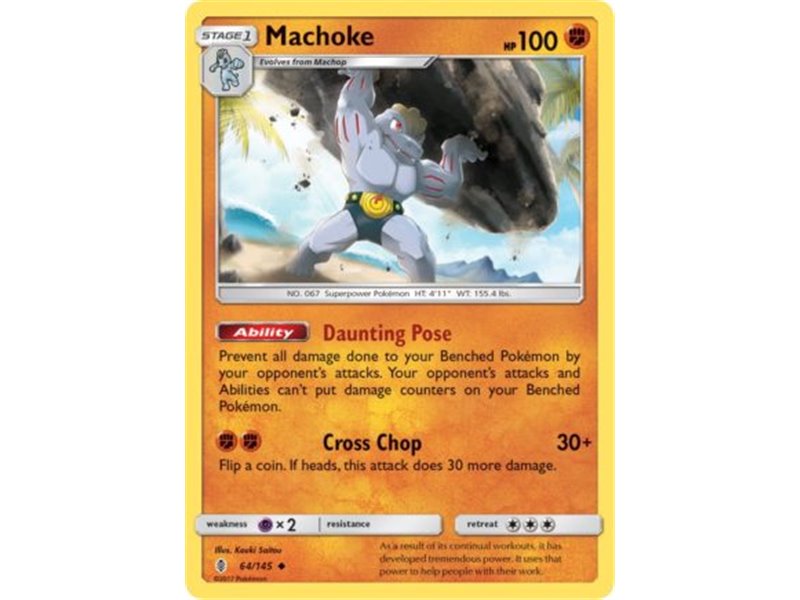 Machoke (Uncommon/Reverse Holofoil) 