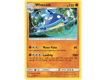 Whiscash (Rare/Reverse Holofoil) 