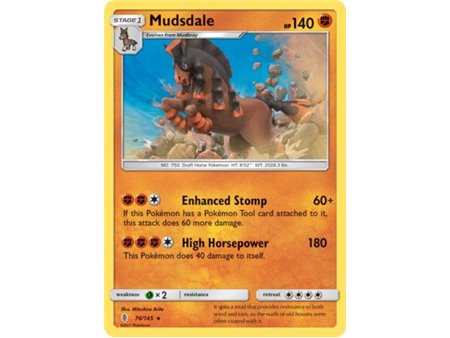 Mudsdale (Rare/Reverse Holofoil) 
