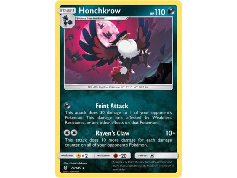 Honchkrow (Rare/Reverse Holofoil)