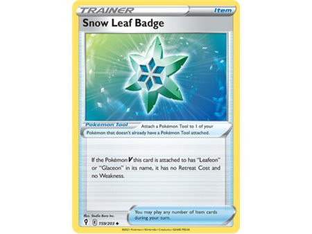 Snow Leaf Badge (Uncommon) 
