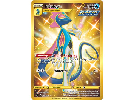 Inteleon (Gold Secret Rare)