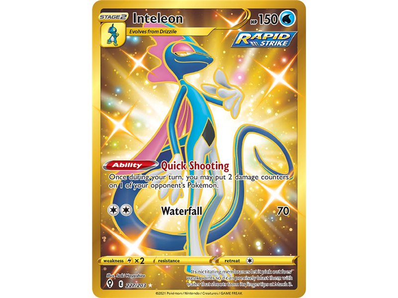 Inteleon (Gold Secret Rare)