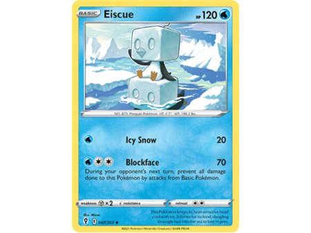Eiscue (Uncommon/Reverse Holofoil)