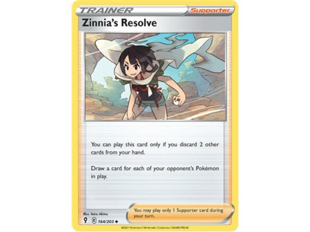 Zinnia's Resolve (Uncommon/Reverse Holofoil) 