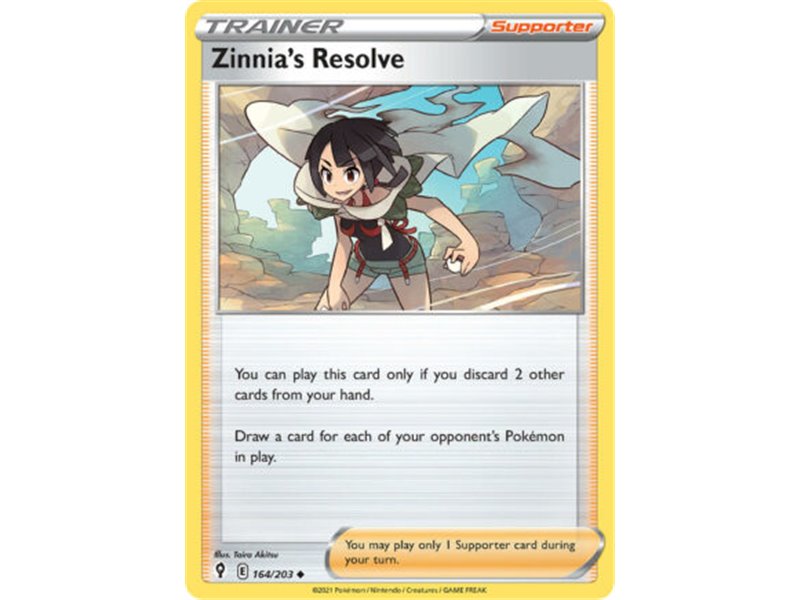 Zinnia's Resolve (Uncommon/Reverse Holofoil) 