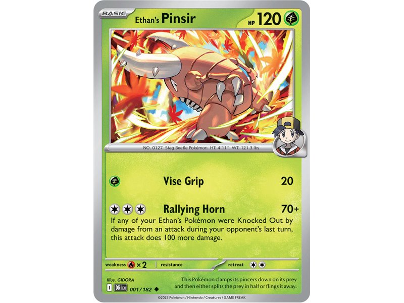 Ethan's Pinsir (Uncommon)