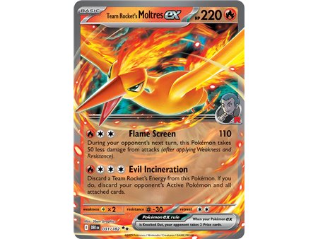 Team Rocket's Moltres ex (Double Rare) 