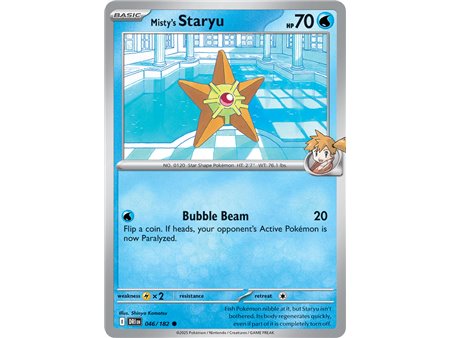 Misty's Staryu (Common)