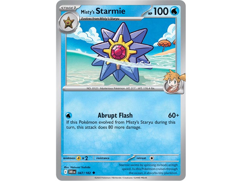 Misty's Starmie (Uncommon)