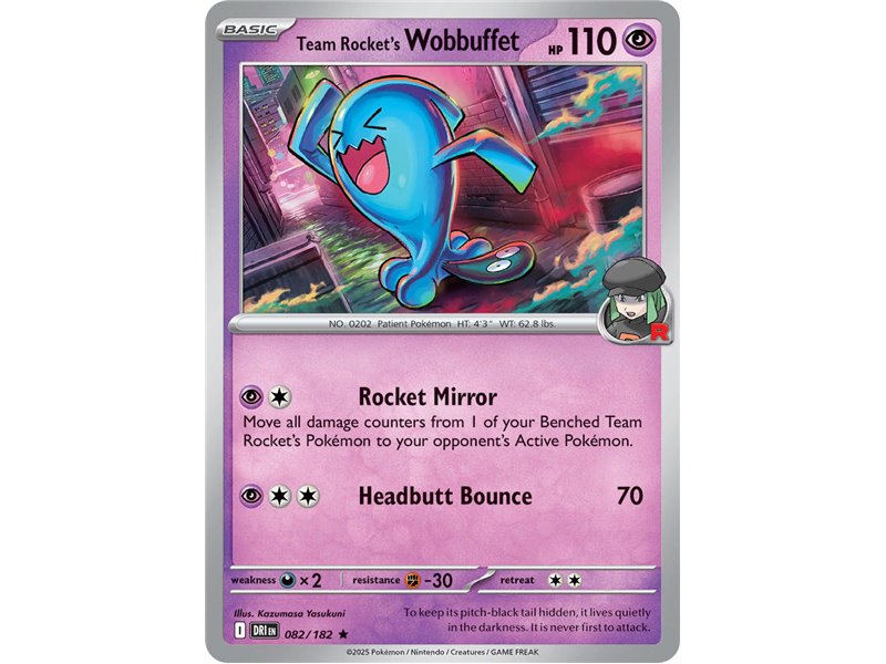 Team Rocket's Wobbuffet (Rare Holofoil)
