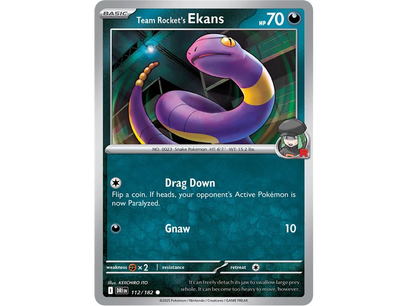 Team Rocket's Ekans (Common)