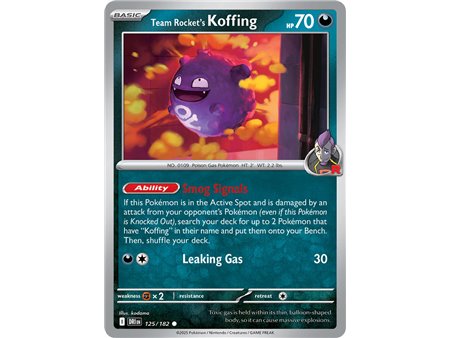 Team Rocket's Koffing (Common)