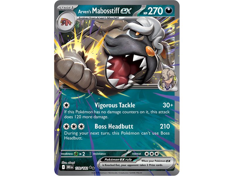 Arven's Mabosstiff ex (Double Rare) 