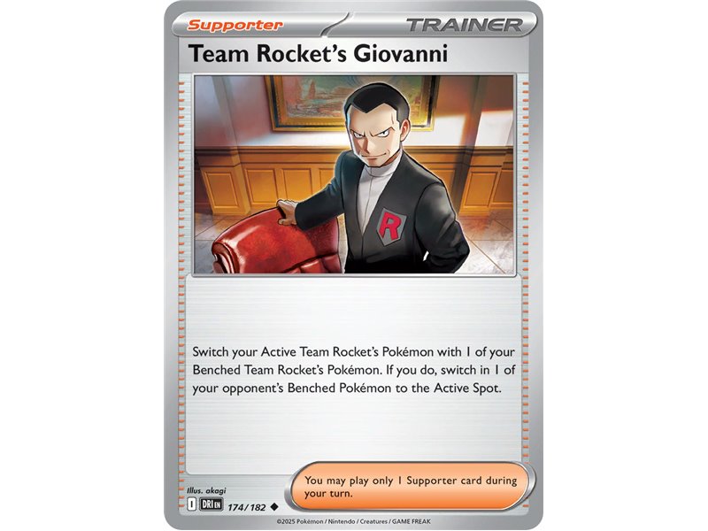 Team Rocket's  Giovanni (Uncommon)