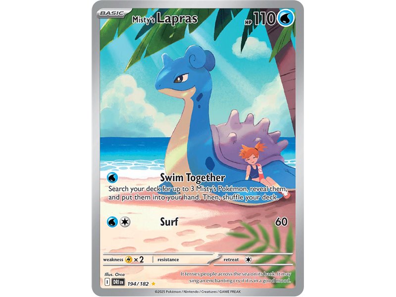 Misty's Lapras (Illustration Rare)