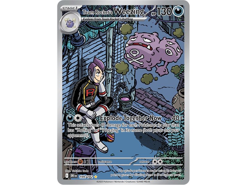 Team Rocket's Weezing (Illustration Rare)