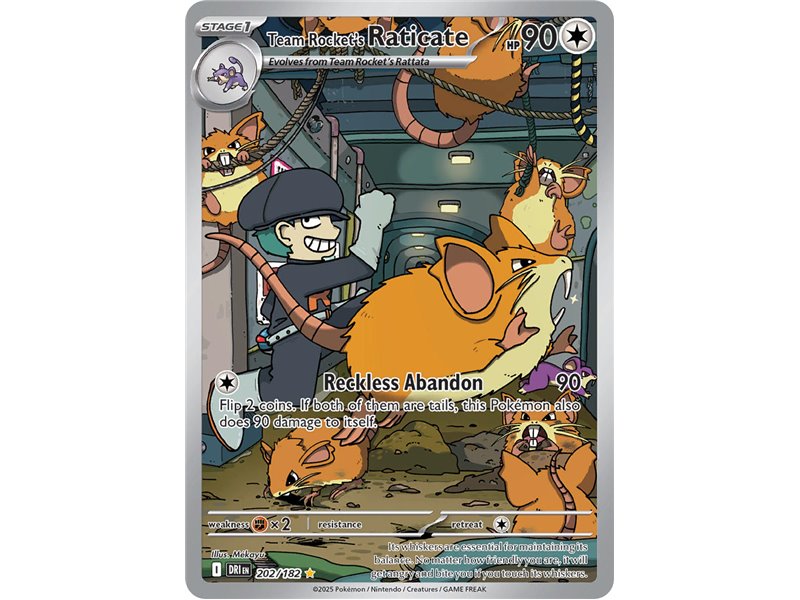 Team Rocket's Raticate (Illustration Rare)