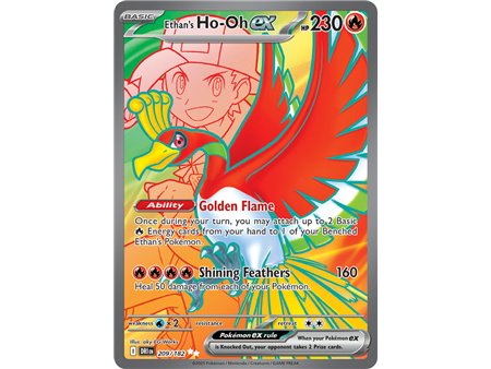 Ethan's Ho-Oh ex (Full Art) 