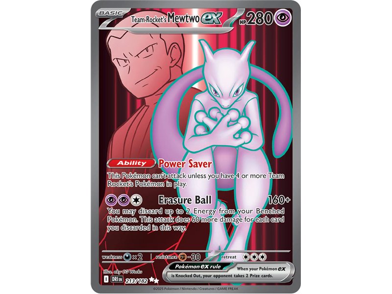 Team Rocket's Mewtwo ex (Full Art) 