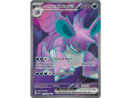 Team Rocket's Nidoking ex (Full Art) 