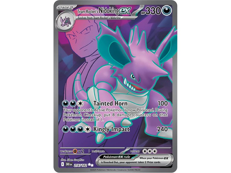Team Rocket's Nidoking ex (Full Art) 