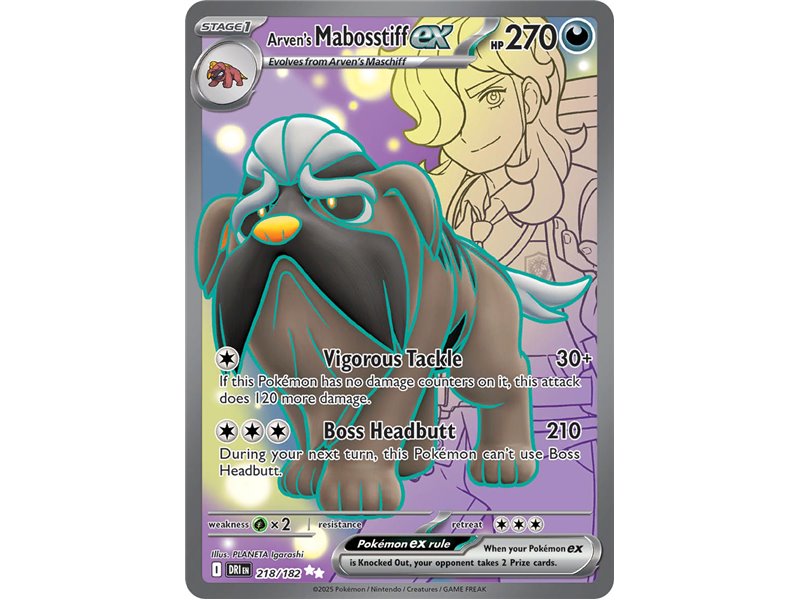 Arven's Mabosstiff ex (Full Art) 