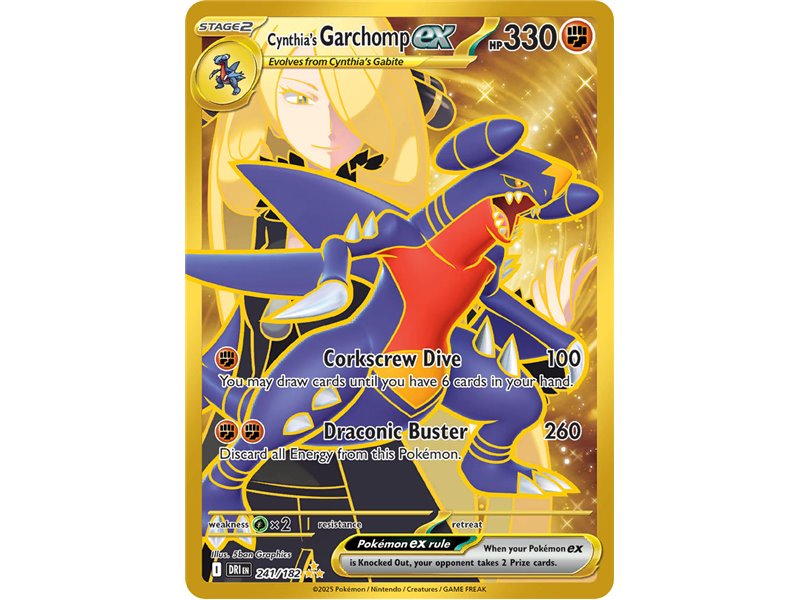 Cynthia's Garchomp ex (Hyper Rare) 