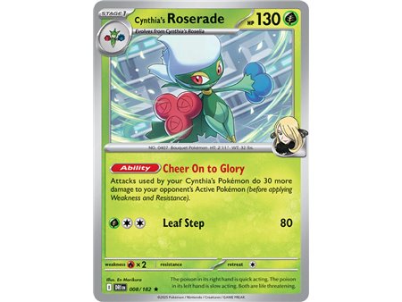 Cynthia's Roserade  (Rare Holofoil)