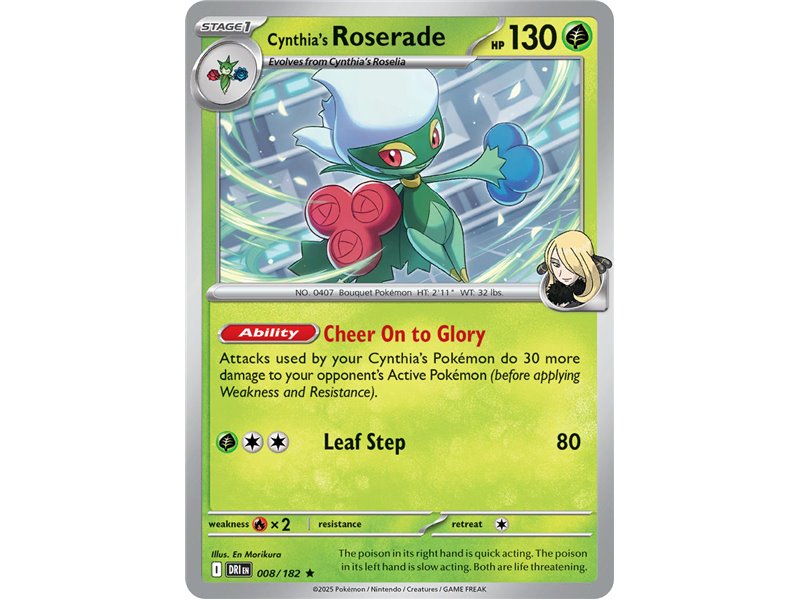 Cynthia's Roserade  (Rare Holofoil)