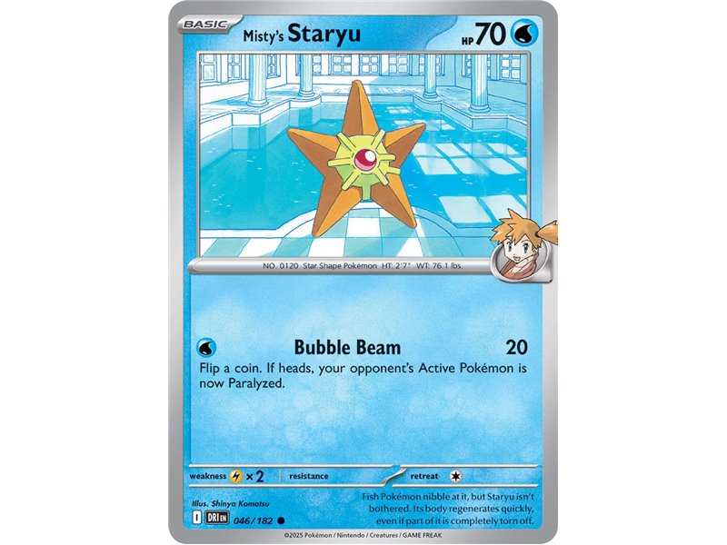 Misty's Staryu (Common)