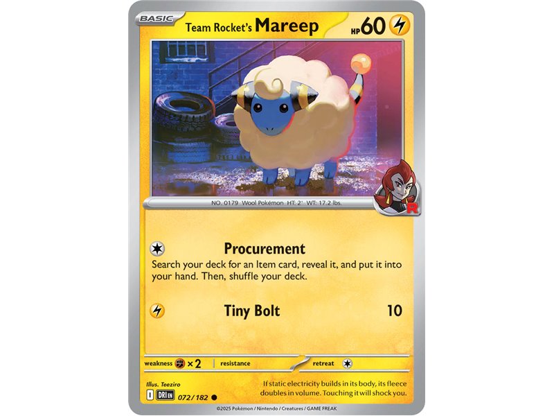 Team Rocket's Mareep (Common)
