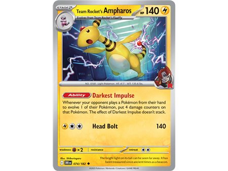 Team Rocket's Ampharos (Uncommon)