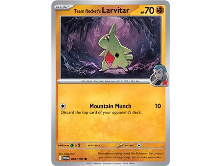Team Rocket's Larvitar (Common)